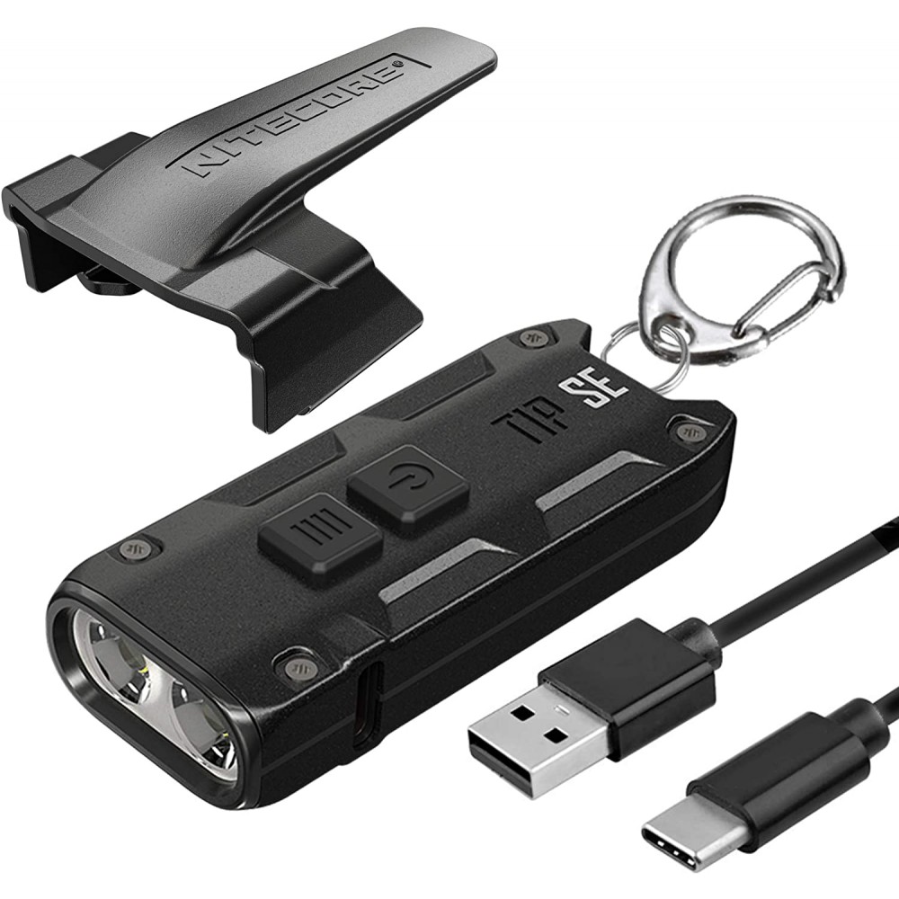 Rechargeable keychain edc flashlight discount